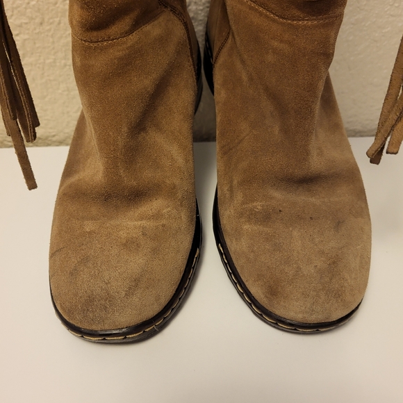 Söfft Tan-Brown Tassel Boots Size 6MW - Picture 11 of 13